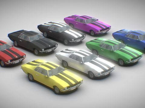Muscle Car [Low Poly]