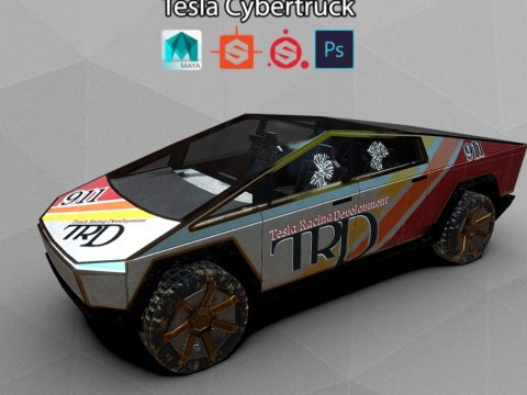Tesla Cybertruck Racing