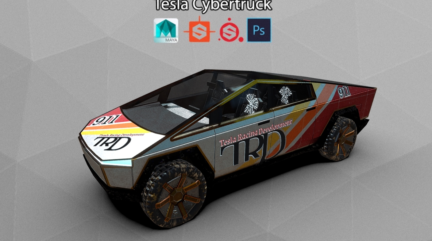 Tesla Cybertruck Racing