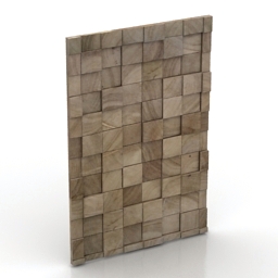 Panel wood 3d model