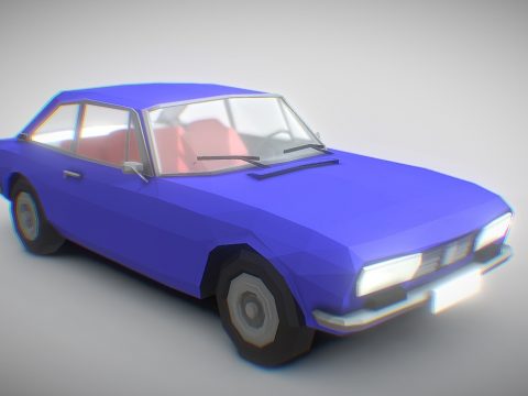 Peugeot 504 coupé [Low Poly]