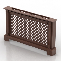 Screen radiator 3d model