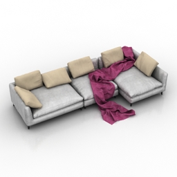 Sofa interior 3d model