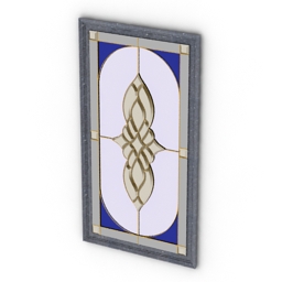 Stained glass 3d model