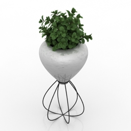 Vase SPAGHETTI Karim Rashid 3d model