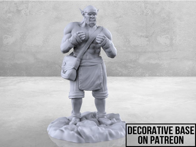Orc Monk - Tabletop Miniature 