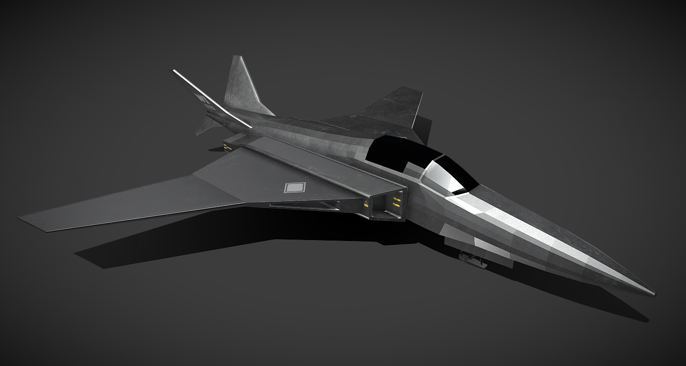 Sci-Fi Fighter Jet