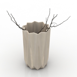 Vase Bloomingville Geometric 3d model