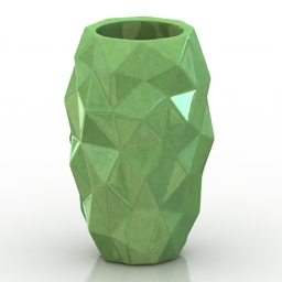 Vase Crumple 3d model