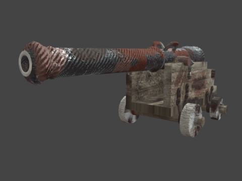 Cannon (Painted/Textured)