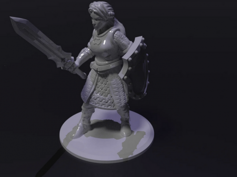 Female Human Fighter / Paladin