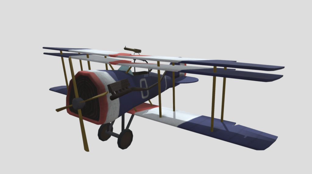 Flying Circus plane - DownloadFree3D.com