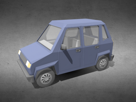 Low Poly Small car