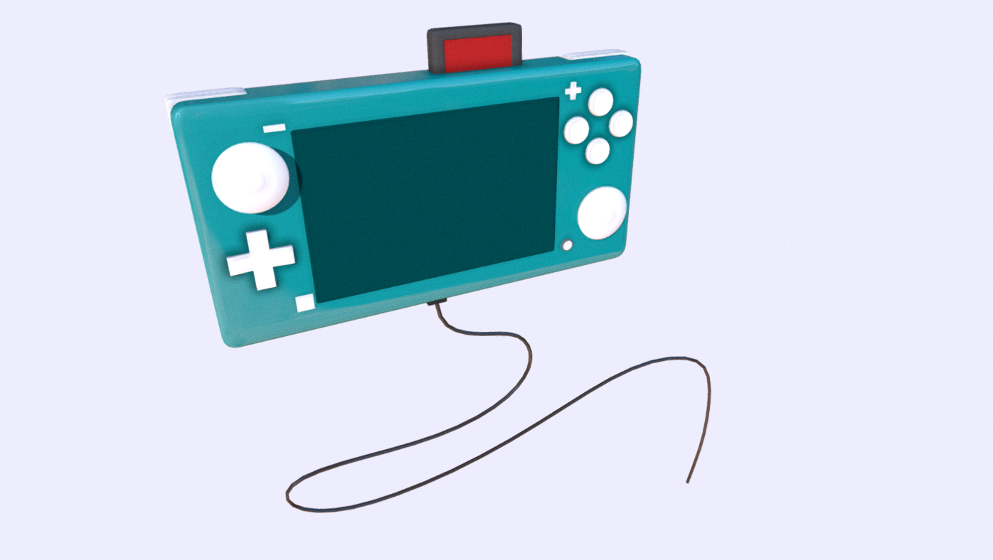 Nintendo Switch Lite Turquoise - Low Poly