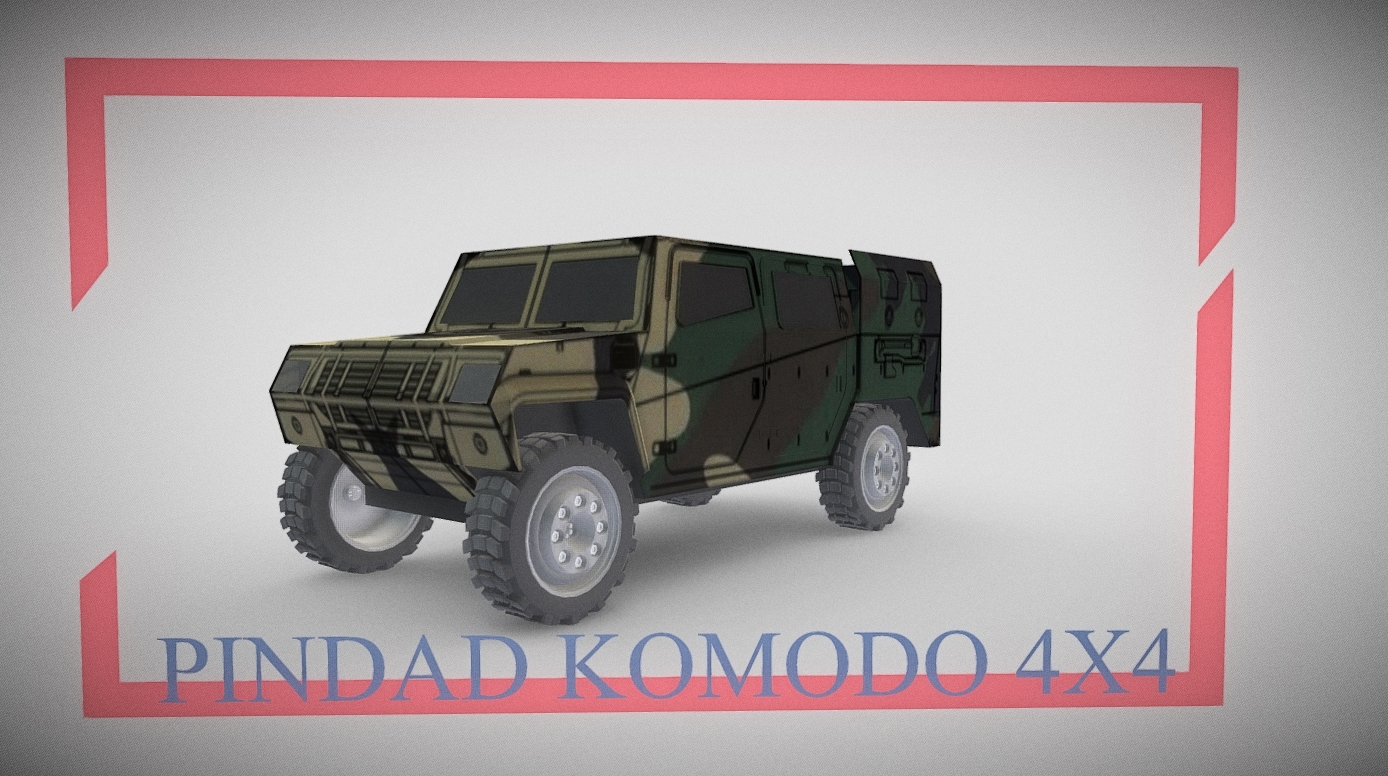 Pindad Komodo 4x4 Missile Launcher Variant
