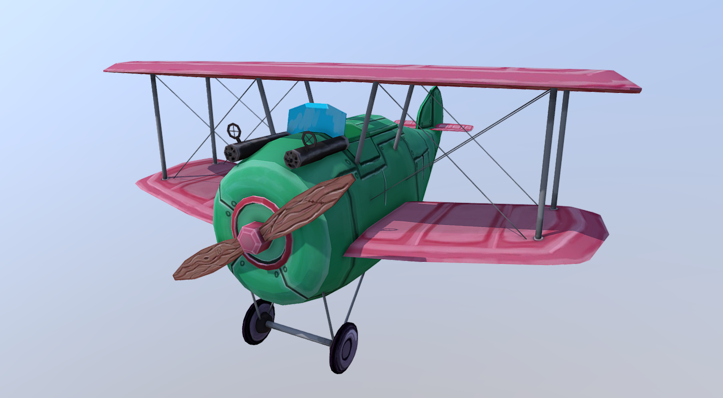 Stylized WW01 Plane