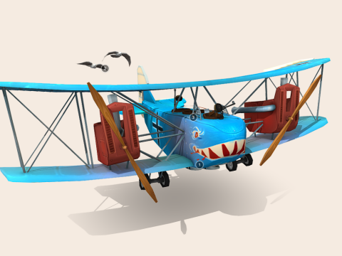 Stylized WWI plane - AEG G.IV