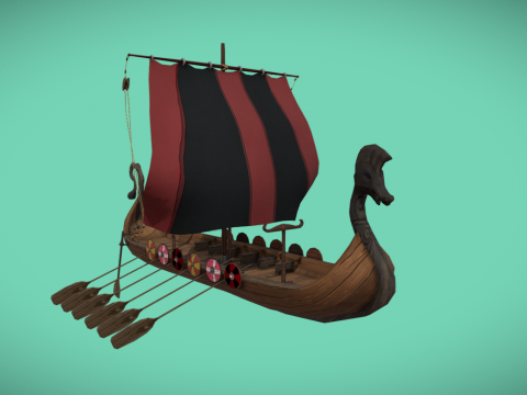 Viking Drakkar Ship