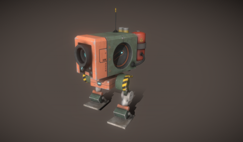 Walking robot - DownloadFree3D.com