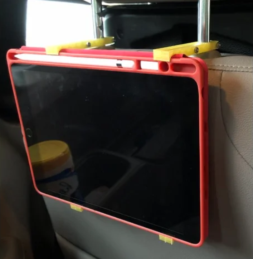 iPad holder for headrest