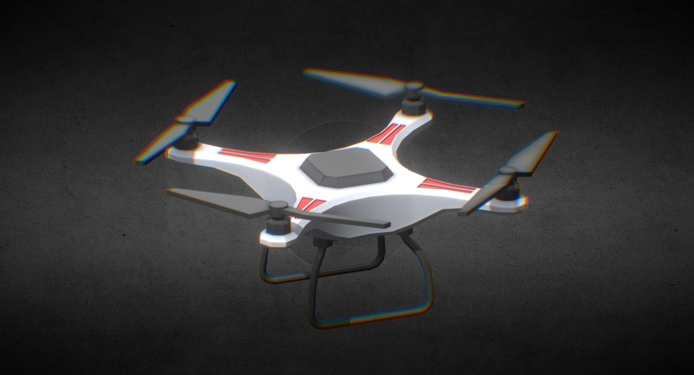 Drone Low Poly
