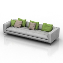 Sofa Andersen Quilt 3d model