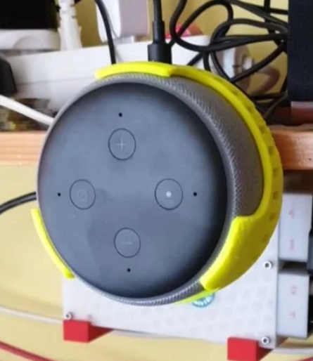Alexa Echo Dot 3 shelf table lab mount 