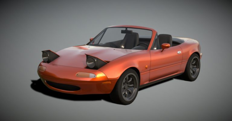 Mazda Miata MX-5 NA - DownloadFree3D.com