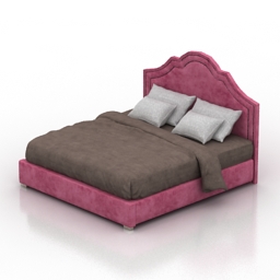 Bed Solford Dantone home 3d model