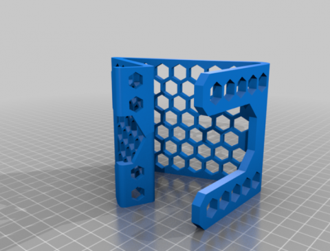 Honeycomb Phone Stand - DownloadFree3D.com