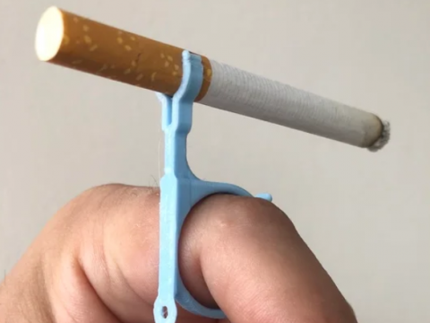Cigarette clip (to prevent infection by touching the filter)