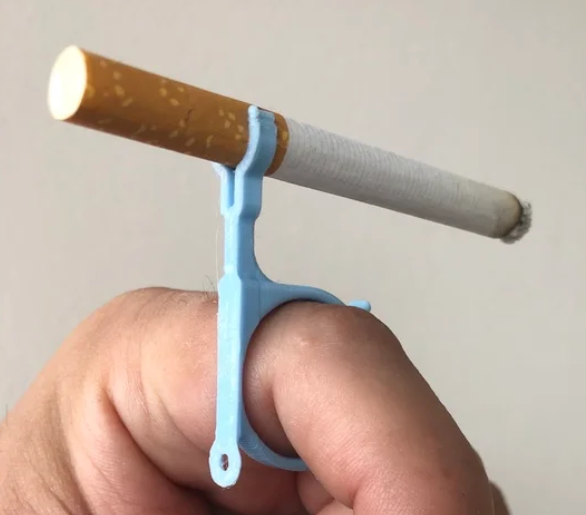 Cigarette clip (to prevent infection by touching the filter)