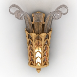 Sconce Art Deco 3d model