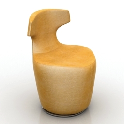 Chair BB Italia MINI PAPILIO 3d model
