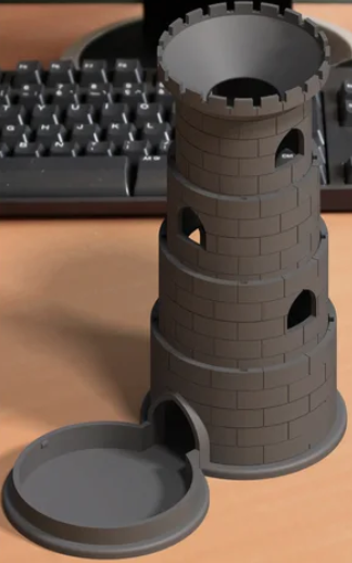 Jet another collapsible dice tower