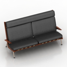 Sofa Peter Hvidt carolinabusinessfurniture 3d model