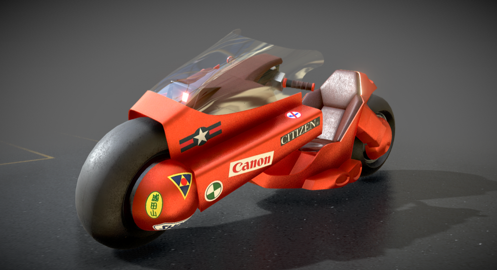 Kaneda's Bike (Akira) | DownloadFree3D.com