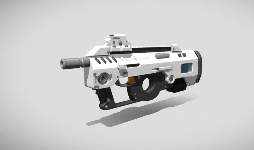 Futuristic SMG - DownloadFree3D.com