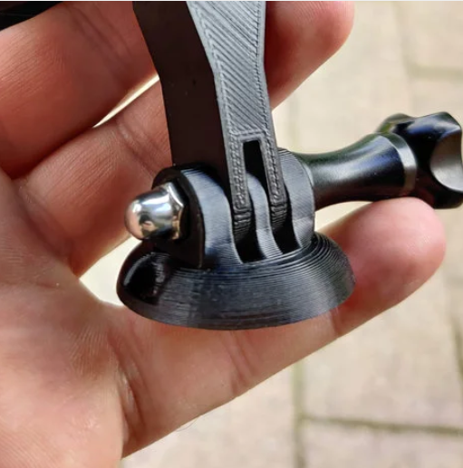 Gopro Mount plate with screw holes