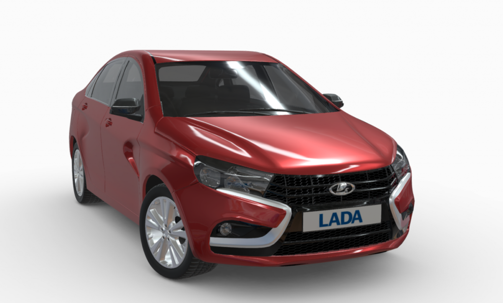 Lada vesta 3d model