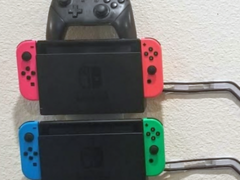 Nintendo Switch Angled Stackable Wall Mount for Dock
