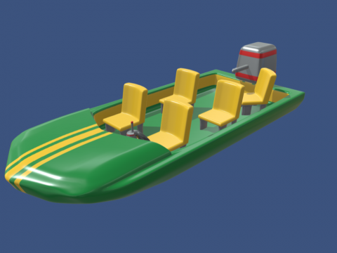 Stylized Speedboat