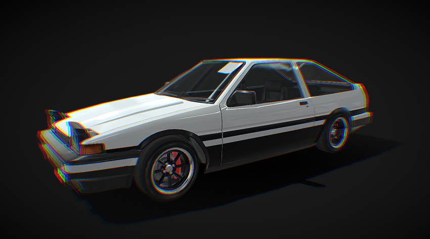 Toyota AE86 Trueno Initial D spec