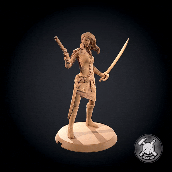 Soldier female - Robinson Crusoe