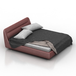 Bed Sleepway by My home collection 3d model