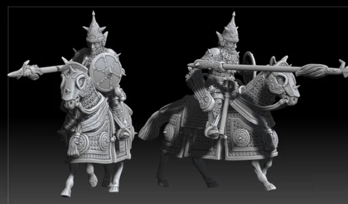 Dark Elf - Mongol Heavy Cavalry