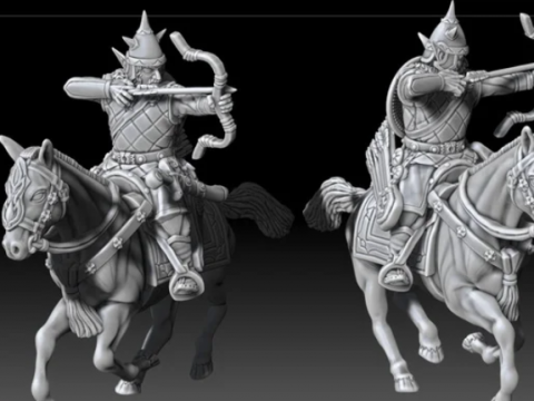 Dark Elf - Mongol mounted archer