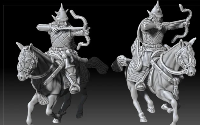 Dark Elf - Mongol mounted archer