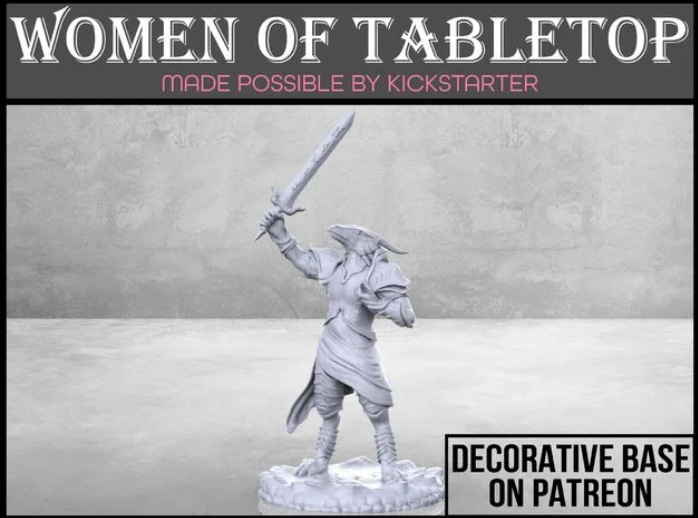 Dragonborn Paladin - Tabletop Miniature
