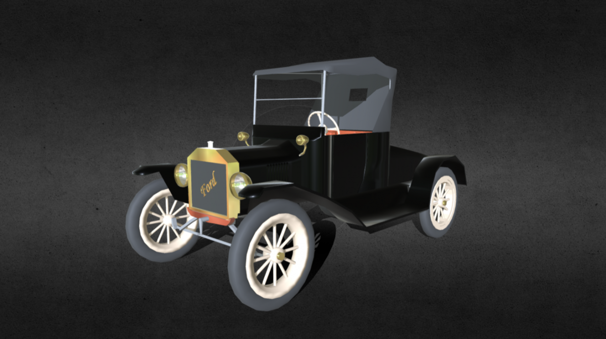 Ford Model T roadster | DownloadFree3D.com